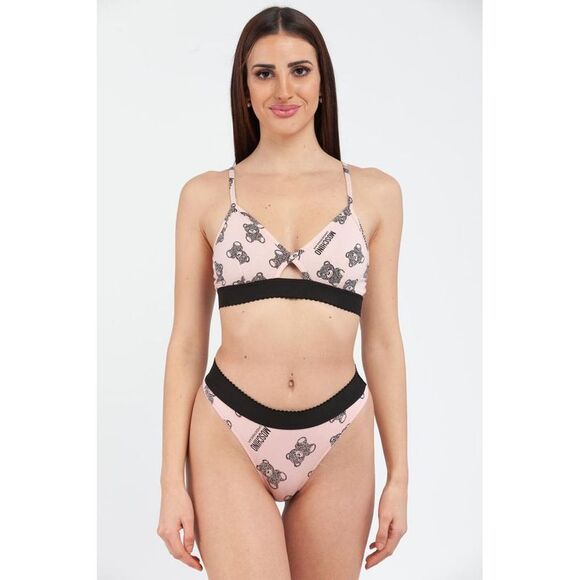 Moschino Multicolor Cotton Women's Bra